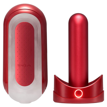 Set FLIP O ZERO ROSSO con Riscaldatore e Gel Morbido per Piacere Completo
